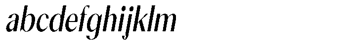 Calvion Sans Calvion Medium Slanted Condensed FONT