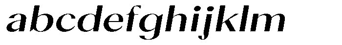 Calvion Sans Calvion Medium Slanted Expanded FONT