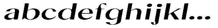 Calvion Sans Calvion Medium Slanted Extra Expanded FONT