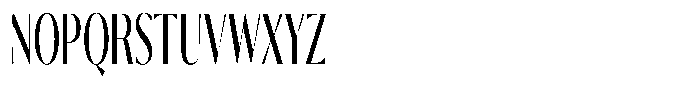 Calvion Sans Calvion Medium Ultra Condensed Font UPPERCASE