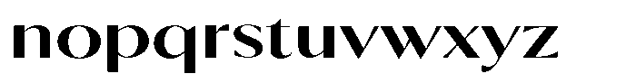 Calvion Sans Calvion Semi Bold Expanded Font LOWERCASE