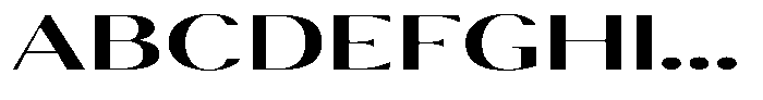 Calvion Sans Calvion Semi Bold Extra Expanded Font UPPERCASE