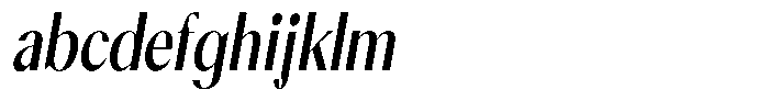 Calvion Sans Calvion Semi Bold Slanted Condensed FONT