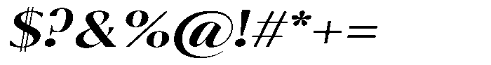 Calvion Sans Calvion Semi Bold Slanted Expanded Font OTHER CHARS