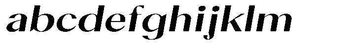 Calvion Sans Calvion Semi Bold Slanted Expanded FONT
