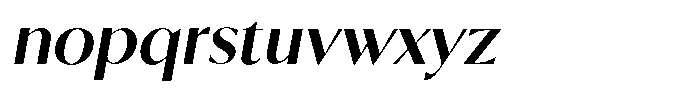 Calvion Sans Calvion Semi Bold Slanted Font LOWERCASE