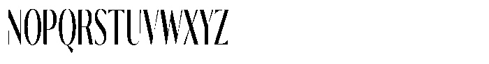Calvion Sans Calvion Semi Bold Ultra Condensed Font UPPERCASE