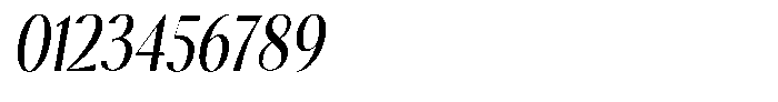 Calvion Sans Calvion Slanted Condensed Font OTHER CHARS