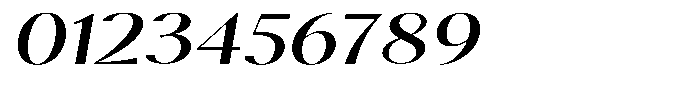 Calvion Sans Calvion Slanted Expanded Font OTHER CHARS