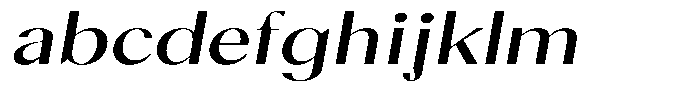 Calvion Sans Calvion Slanted Expanded FONT