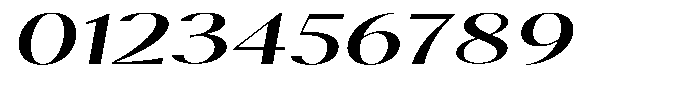 Calvion Sans Calvion Slanted Extra Expanded Font OTHER CHARS