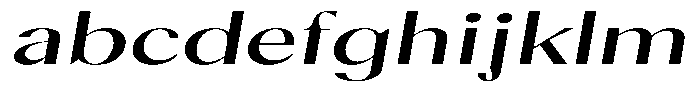 Calvion Sans Calvion Slanted Extra Expanded FONT