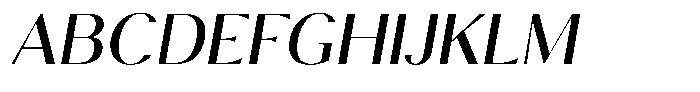 Calvion Sans Calvion Slanted Font UPPERCASE