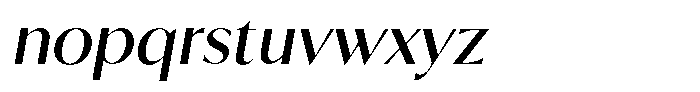 Calvion Sans Calvion Slanted Font LOWERCASE