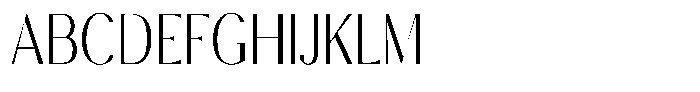 Calvion Sans Calvion Thin Condensed Font UPPERCASE