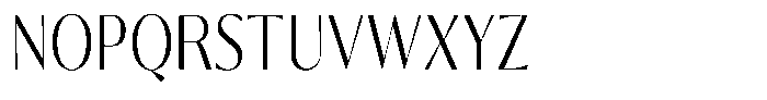 Calvion Sans Calvion Thin Condensed Font UPPERCASE
