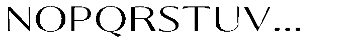 Calvion Sans Calvion Thin Expanded Font UPPERCASE