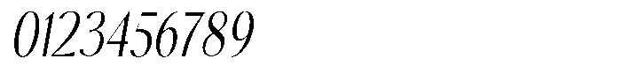 Calvion Sans Calvion Thin Slanted Condensed Font OTHER CHARS