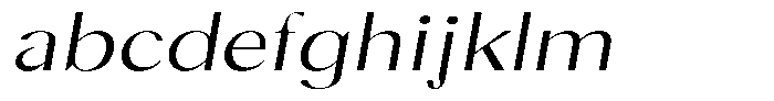 Calvion Sans Calvion Thin Slanted Expanded FONT