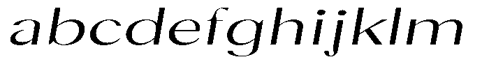 Calvion Sans Calvion Thin Slanted Extra Expanded FONT