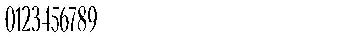 Calvion Sans Calvion Ultra Condensed Font OTHER CHARS