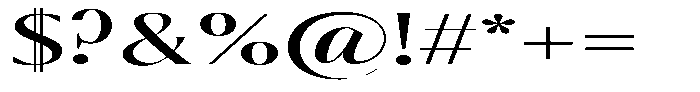 Calvion Sans Calvion Variable Black Extra Expanded Font OTHER CHARS