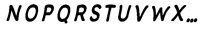 Calyon Bold Italic Font UPPERCASE
