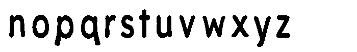 Calyon Bold Font LOWERCASE