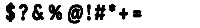 Calyon Extra Bold Font OTHER CHARS
