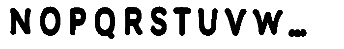 Calyon Extra Bold Font UPPERCASE