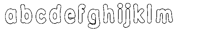 Calyon Outline Extra Bold FONT