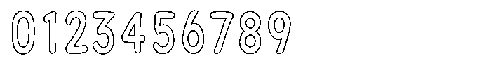 Calyon Outline Regular Font OTHER CHARS