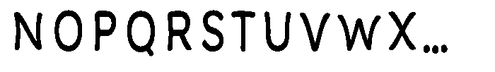 Calyon Regular Font UPPERCASE