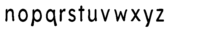 Calyon Regular Font LOWERCASE