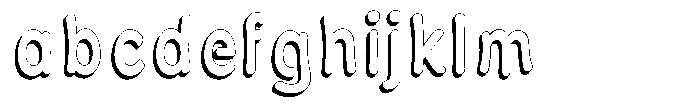 Calyon Shadow Bold FONT