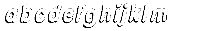 Calyon Shadow Extra Bold Italic FONT