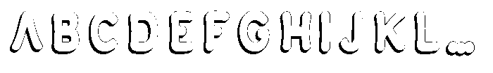 Calyon Shadow Extra Bold Font UPPERCASE