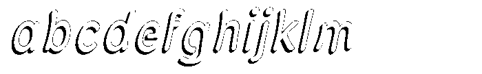 Calyon Shadow Italic FONT