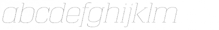 Calypso E Hairline Italic Font LOWERCASE