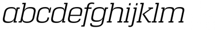 Calypso E Light Italic Font LOWERCASE