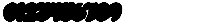 Calyra Retro Extrude Font OTHER CHARS