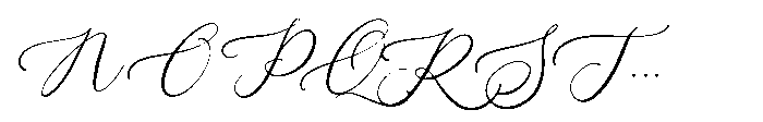 Calyvera Font UPPERCASE
