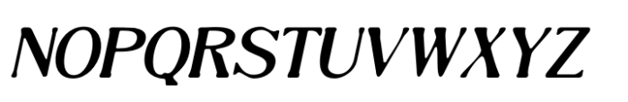 Camarine Blur Italic Font UPPERCASE