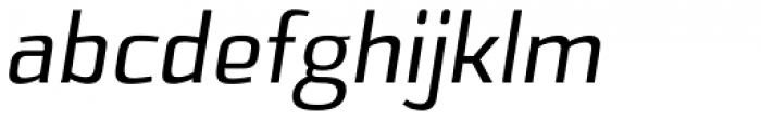 Cambirela Medium Italic Font LOWERCASE