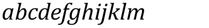Cambria Italic Font LOWERCASE