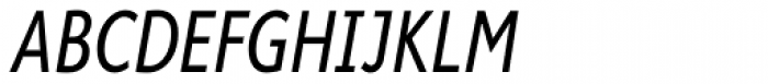 Cambridge Cond Italic Font UPPERCASE