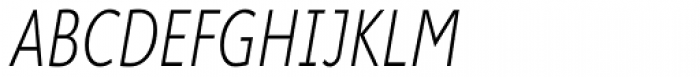 Cambridge Light Cond Italic Font UPPERCASE