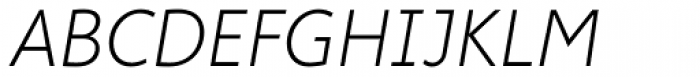 Cambridge Light Italic Font UPPERCASE