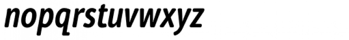 Cambridge Round SemiBold Cond Italic Font LOWERCASE