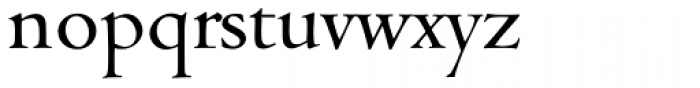 Cambridge Serial Font LOWERCASE